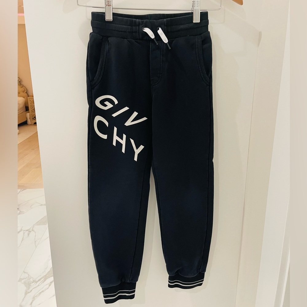 Givenchy Kids Black Sweatpants